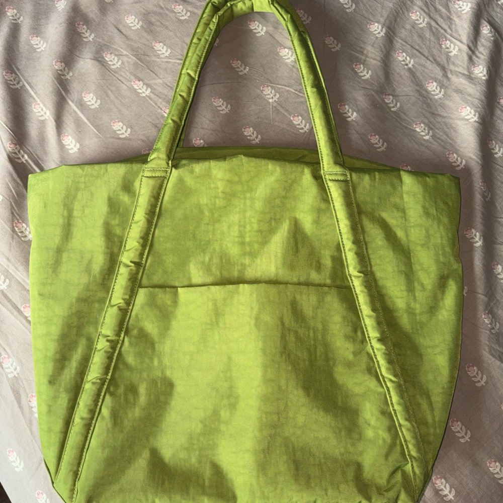 BAGGU Cloud Bag in Green Juice (Tote Bag)